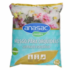 Musgo para orquídeas sustrato específico 200 gr Anasac