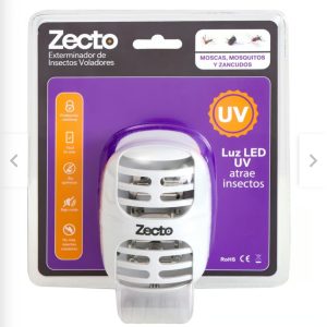 Enchufe luz led UV mata mosquitos, moscas y zancudos anasac