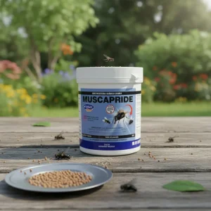 cebo mosquicida muscapride10 SG 250 gr para el control profesional de moscas
