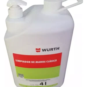 Limpiador De Manos Wurth 4 Kg Jabón Mecanico con dosificador
