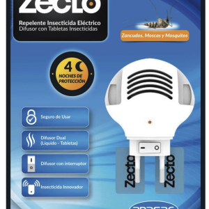 Repelente Electrico - Zancudos, Moscas y Mosquitos Zecto