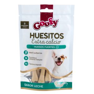 Goofy huesitos extra calcio 6 unidades